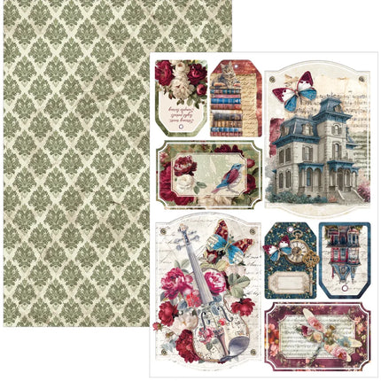 Ciao Bella - Bohemian Burgundy - A4 Paper Pad (9pk)