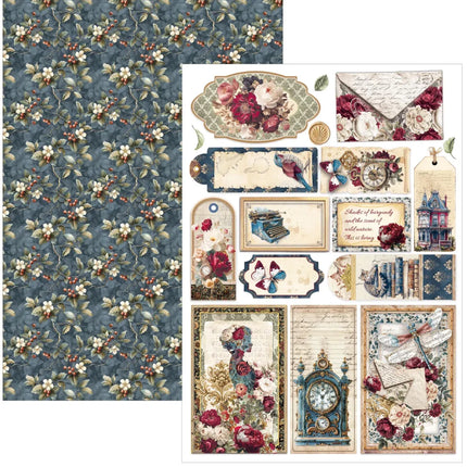 Ciao Bella - Bohemian Burgundy - A4 Paper Pad (9pk)
