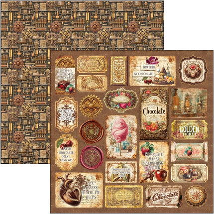 Ciao Bella - Chocolate Wanderlust - 12x12 Pattern Pad (8pk)