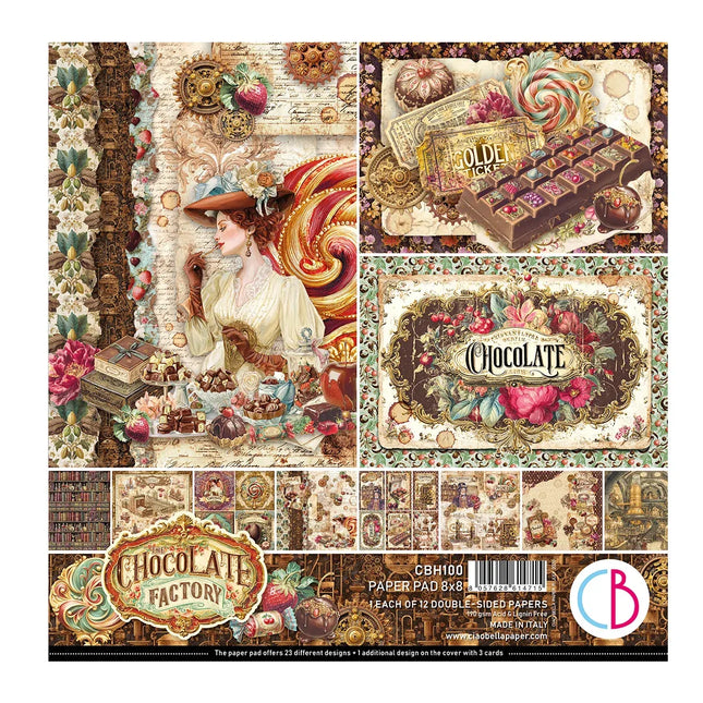 Ciao Bella - Chocolate Wanderlust - 8x8 Paper Pad (12pk)