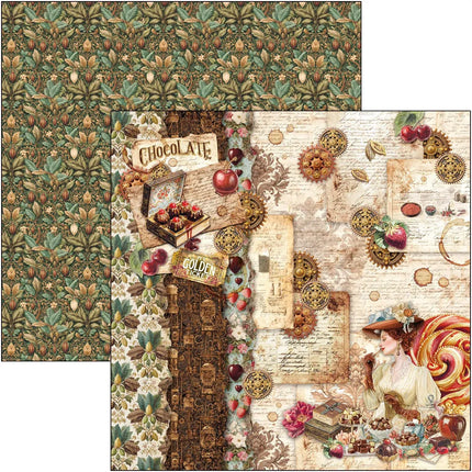 Ciao Bella - Chocolate Wanderlust - 8x8 Paper Pad (12pk)