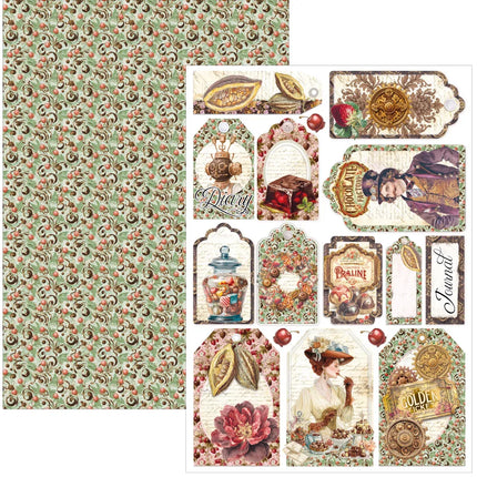 Ciao Bella - Chocolate Wanderlust - A4 Paper Pad (9pk)
