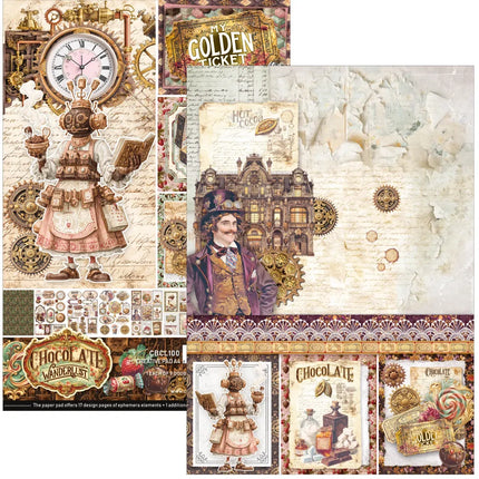 Ciao Bella - Chocolate Wanderlust - A4 Paper Pad (9pk)