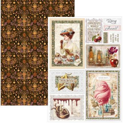 Ciao Bella - Chocolate Wanderlust - A4 Paper Pad (9pk)