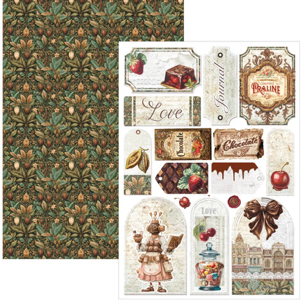 Ciao Bella - Chocolate Wanderlust - A4 Paper Pad (9pk)
