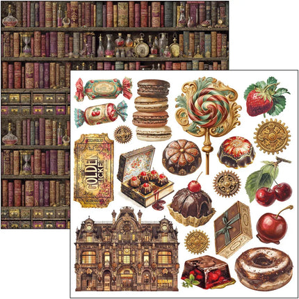 Ciao Bella - Chocolate Wanderlust - 6x6 Fussy Cut Pad