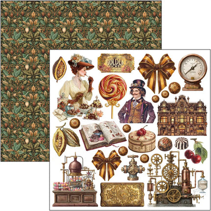 Ciao Bella - Chocolate Wanderlust - 6x6 Fussy Cut Pad