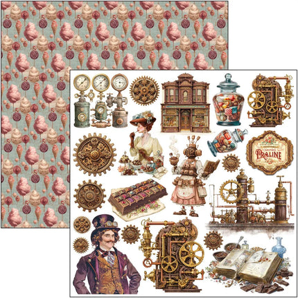 Ciao Bella - Chocolate Wanderlust - 6x6 Fussy Cut Pad