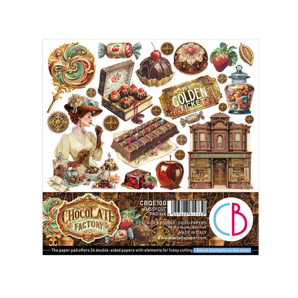 Ciao Bella - Chocolate Wanderlust - 6x6 Fussy Cut Pad