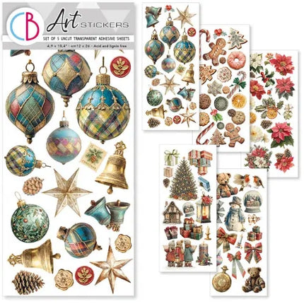 Ciao Bella - Merry & Bright - Art Stickers 5/Pkg