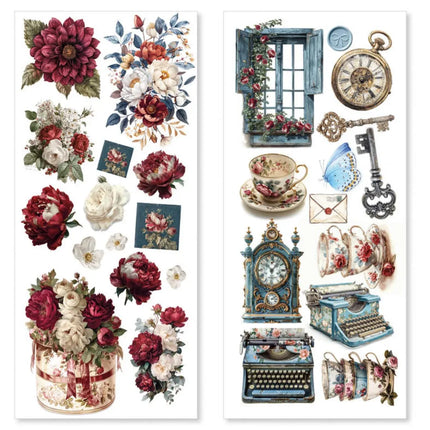 Ciao Bella - Bohemian Burgundy - Art Stickers 5/Pkg