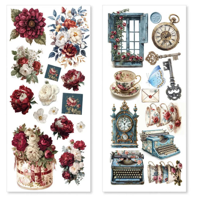 Ciao Bella - Bohemian Burgundy - Art Stickers 5/Pkg