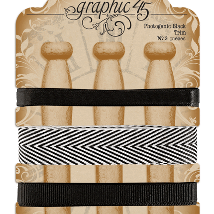 Graphic 45 - Staples - Photogenic Black Trim