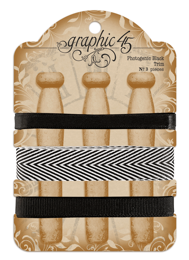 Graphic 45 - Staples - Photogenic Black Trim