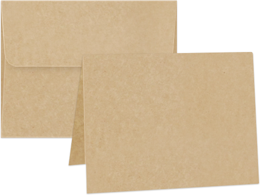 Graphic 45 - Staples - A2 Cards 4.25"X5.5" With Envelopes - Kraft