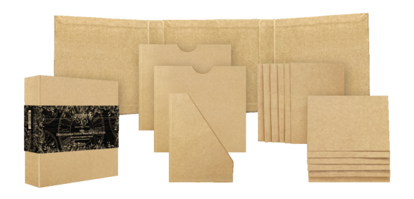 Graphic 45 - Staples - Deconstructed Trifold Waterfall Folio Album – Kraft