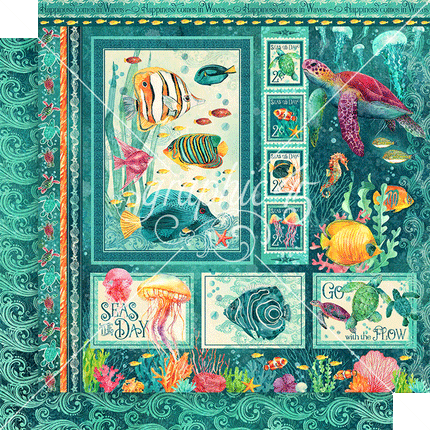 Graphic 45 - Seas the Day - 8x8 Collection Pack