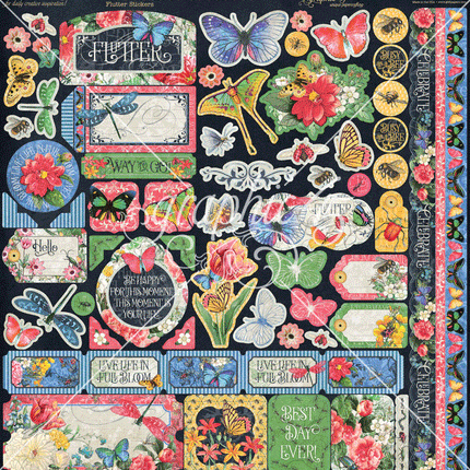 Graphic 45 - Flutter — 12x12 Keepsake Edition