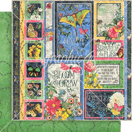 Graphic 45 - Flutter — Keepsake Kit with Exclusive Metal Die-Set