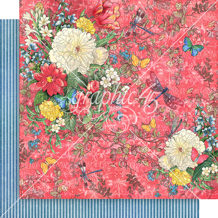 Graphic 45 - Flutter — Keepsake Kit with Exclusive Metal Die-Set