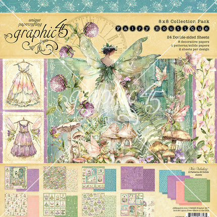 Graphic 45 - Fairy Boutique - 8x8 Collection Pack