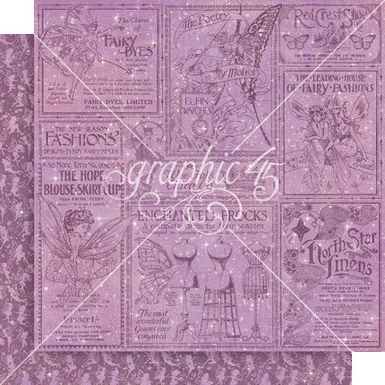 Graphic 45 - Fairy Boutique - 8x8 Collection Pack