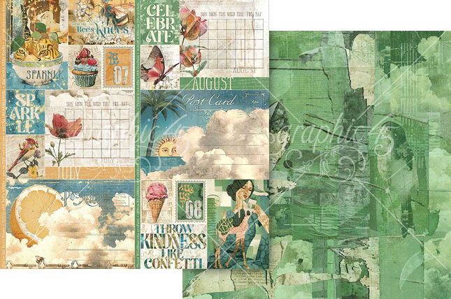 Graphic 45 - Journaling Through Time - July & August