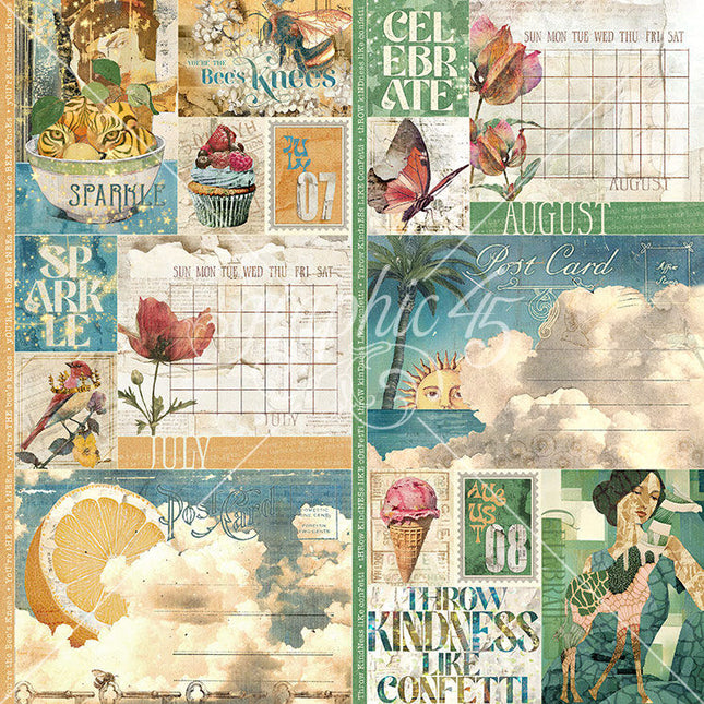 Graphic 45 - Journaling Through Time - July & August