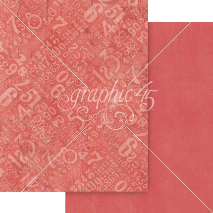 Graphic 45 - Journaling Through Time - 8.5x11 Patterns & Solids Pack