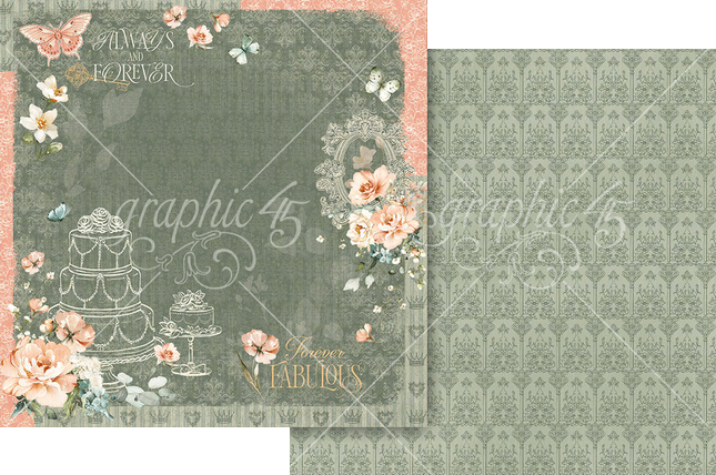 Graphic 45 - Always & Forever - Always & Forever Dark Layout