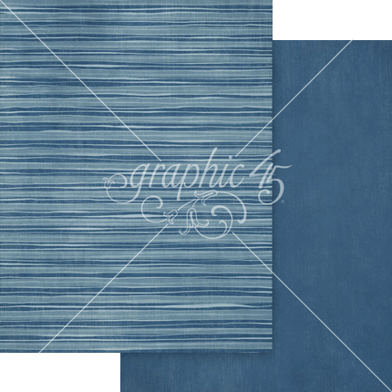 Graphic 45 - Scenic Route - 8.5x11 Patterns & Solids Pack