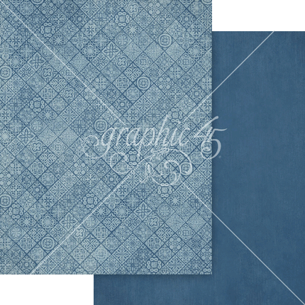 Graphic 45 - Scenic Route - 8.5x11 Patterns & Solids Pack
