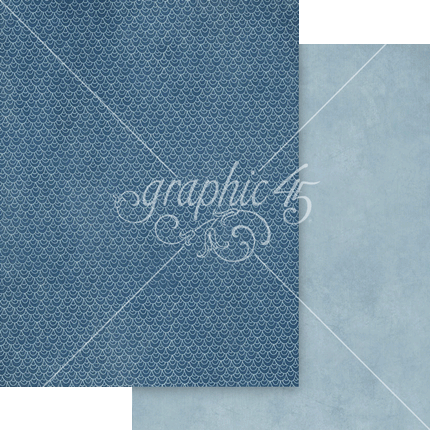 Graphic 45 - Scenic Route - 8.5x11 Patterns & Solids Pack
