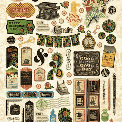 Graphic 45 - Typography — 12x12 Keepsake Edition