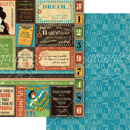 Graphic 45 - Typography — 12x12 Keepsake Edition