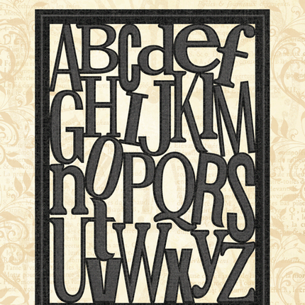 Graphic 45 - Typography — Keepsake Kit with Exclusive Metal Die-Set