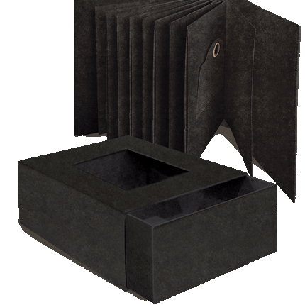 Graphic 45 - Staples - ATC Album with Matchbook Box - Black