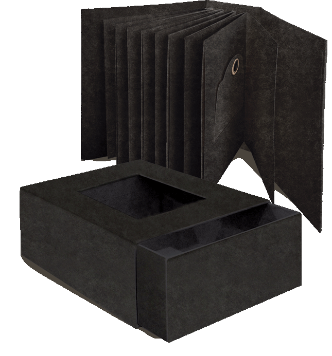 Graphic 45 - Staples - ATC Album with Matchbook Box - Black