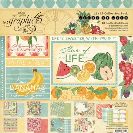 Graphic 45 - Slice of Life - 12x12 Collection Pack
