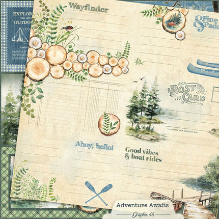 Graphic 45 - Adventure Awaits - 12x12 Collection Pack