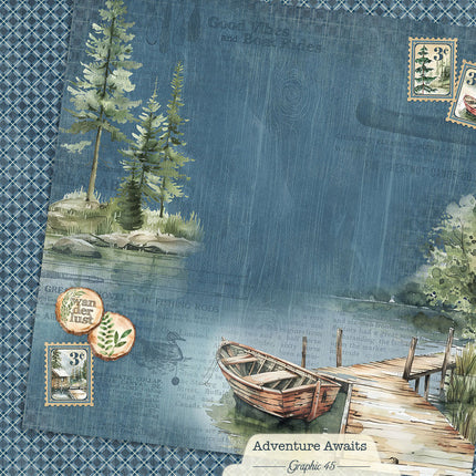 Graphic 45 - Adventure Awaits - 12x12 Collection Pack