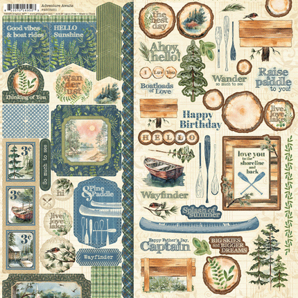 Graphic 45 - Adventure Awaits - Sticker Set
