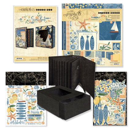 Graphic 45 - Album Kit - Scenic Route