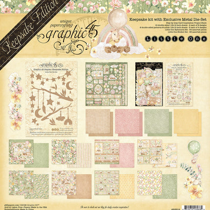 Graphic 45 - Little One — Keepsake Kit with Exclusive Metal Die-Set