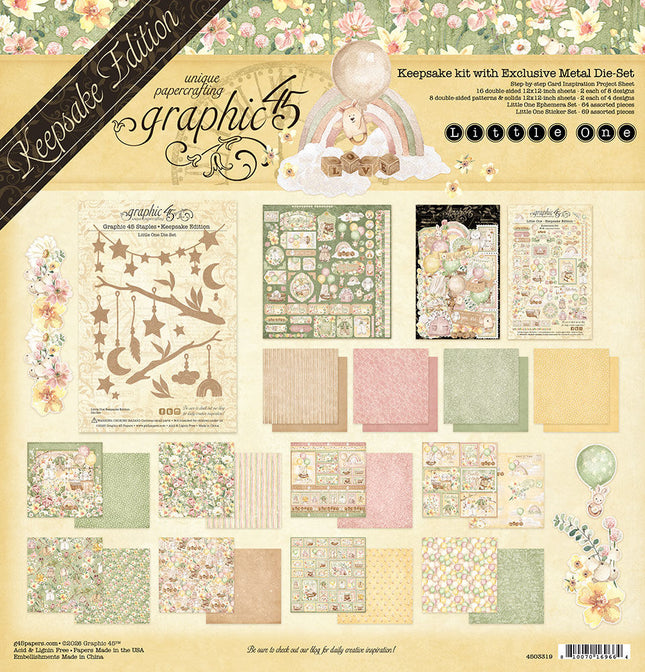 Graphic 45 - Little One — Keepsake Kit with Exclusive Metal Die-Set