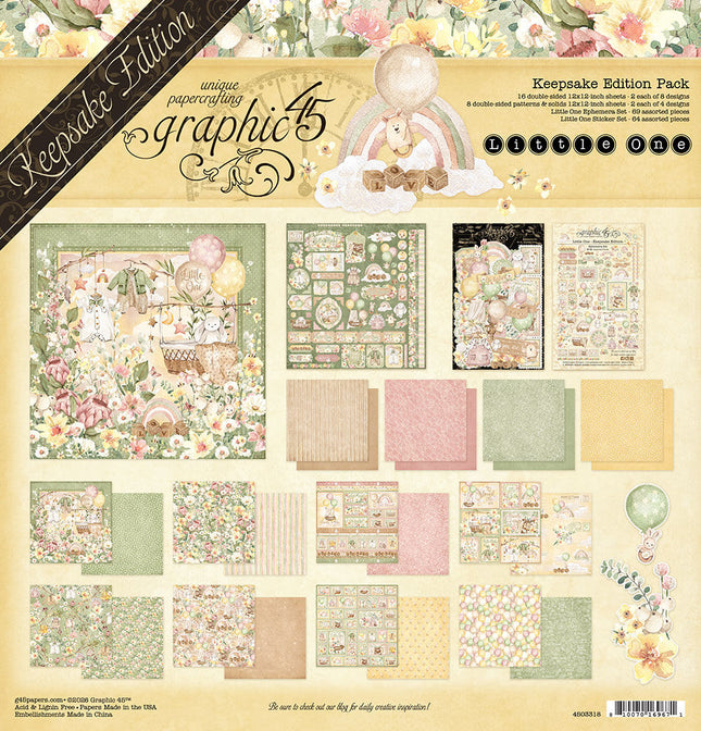 Graphic 45 - Little One — 12x12 Keepsake Edition Pack