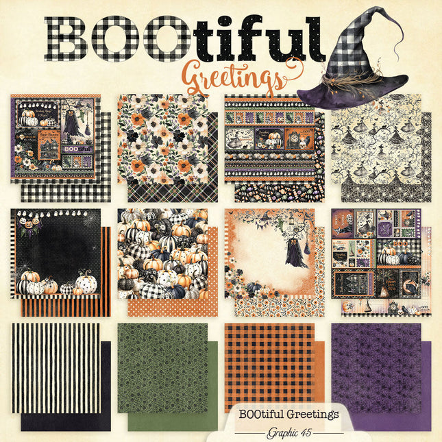 Graphic 45 - Bootiful Greetings - 12x12 Collection Pack