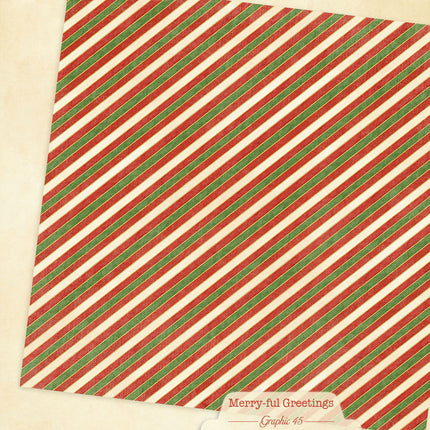 Graphic 45 - Merry-ful  Greetings - 12×12 Patterns & Solids Pack