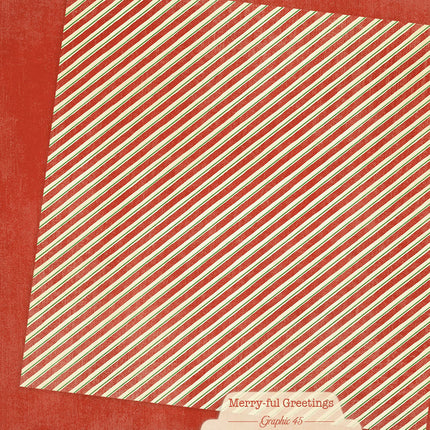Graphic 45 - Merry-ful  Greetings - 12×12 Patterns & Solids Pack