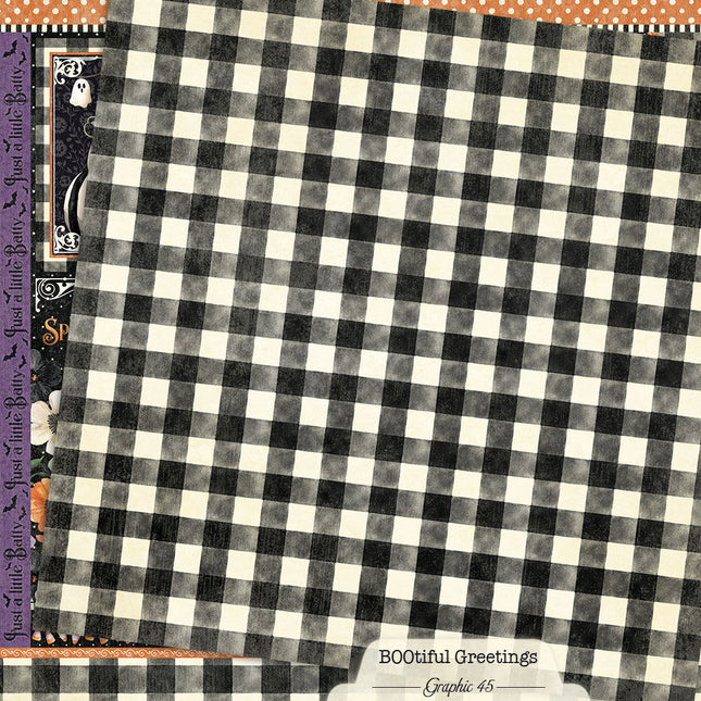 Graphic 45 - Bootiful Greetings - Signature Cut-apart